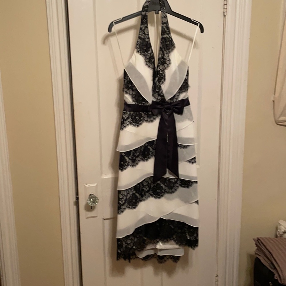 Black and White Cocktail Dress